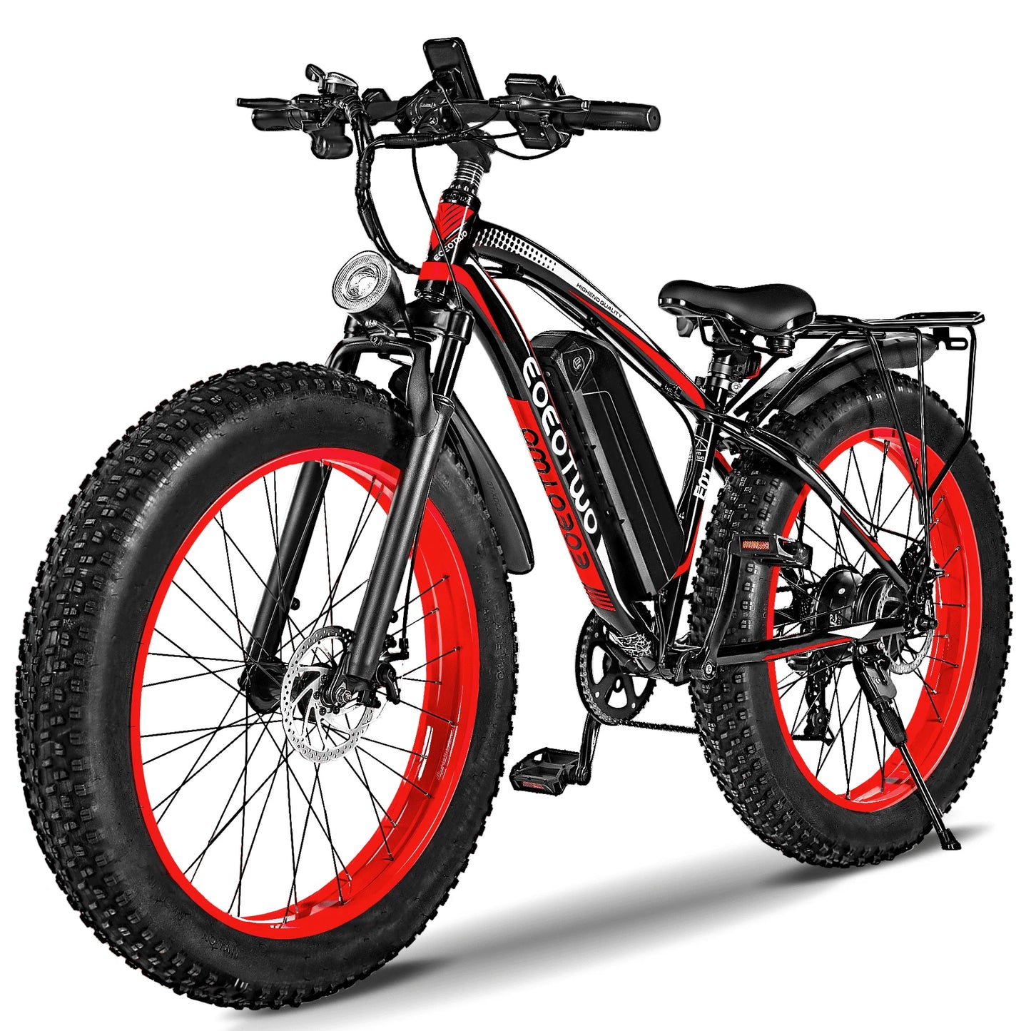 Electric Bike Adults 26" Fat Tire 1500W Peak Motor Electric Bicycle 34Mph Mountain E Bike 60Mile Range 48V 15AH Electric Bike