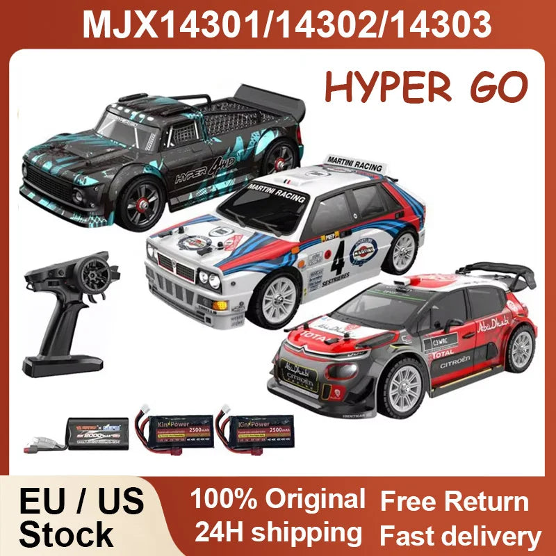 MJX 14301 14302 14303 1/14 RC Car 55km/h Brushless HYPER GO 2.4G Remote Control 4WD Off-road High Speed RC Car Truck Hobby Toy