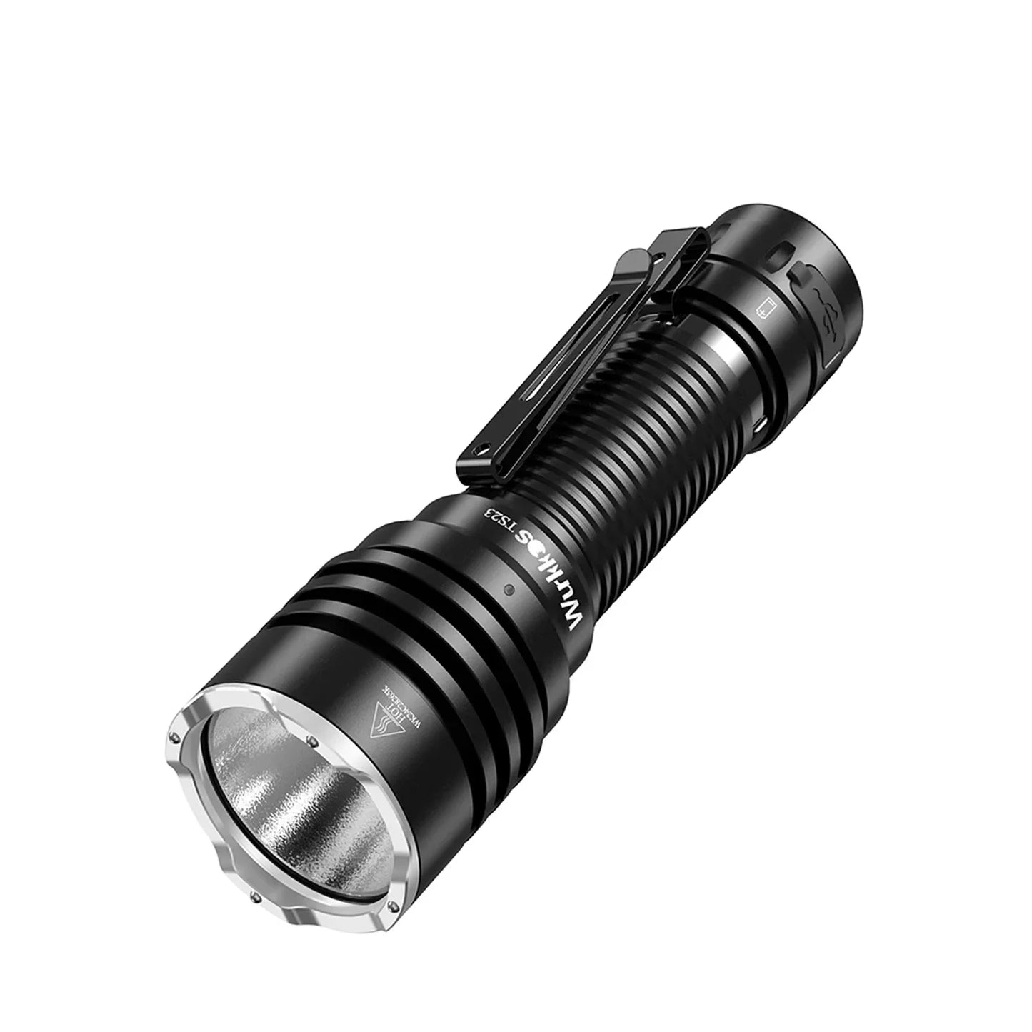 Wurkkos TS23 5000LM Ultra-Bright EDC Flashlight: Featuring XHP70.3 HI & 21700 Battery, IPX8 Rated with Tail Switch.