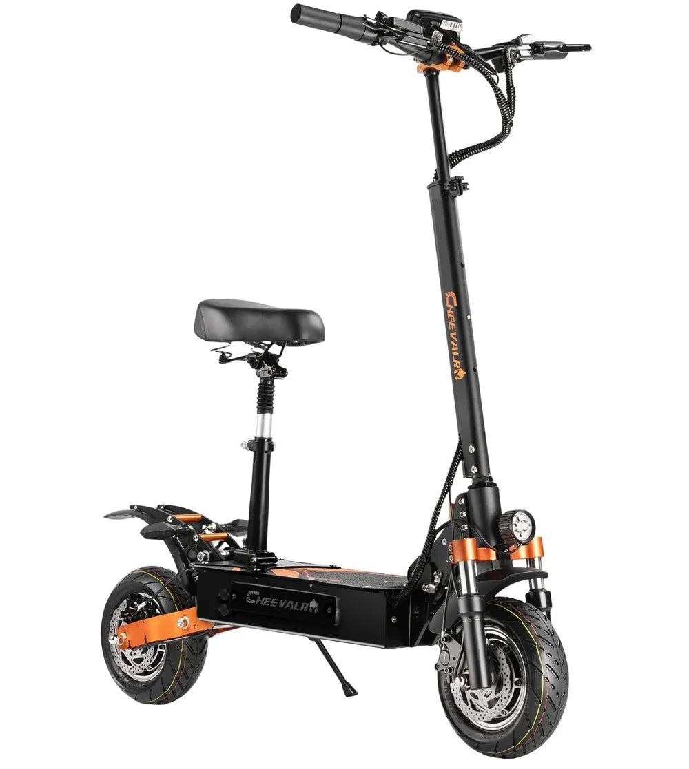 Cheevalry S10 1600W*2，Adult Electric Scooter 52V 33AH Folding E-Scooter 10  Inch Tire city E-Scooter