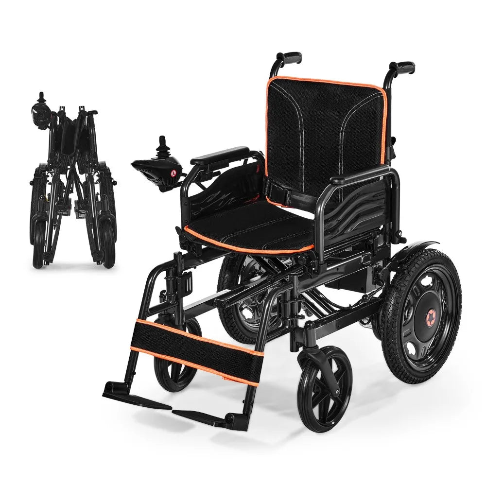 Lightweight Foldable Electric Wheelchair Intelligent 13-Miles All Terrain