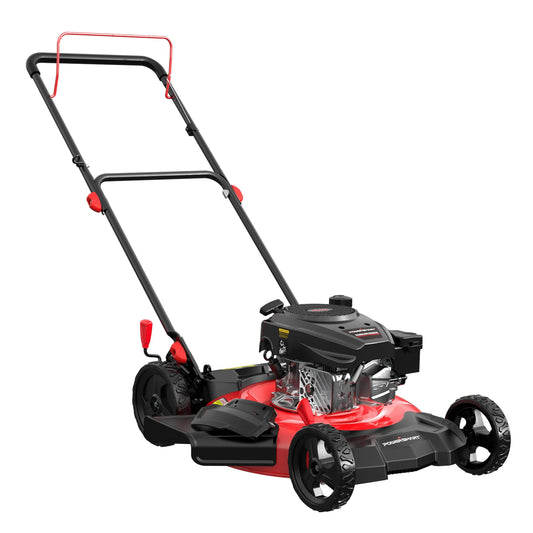 PowerSmart 144cc Gas Push Lawn Mower 2-in-1 Mulching Discharge