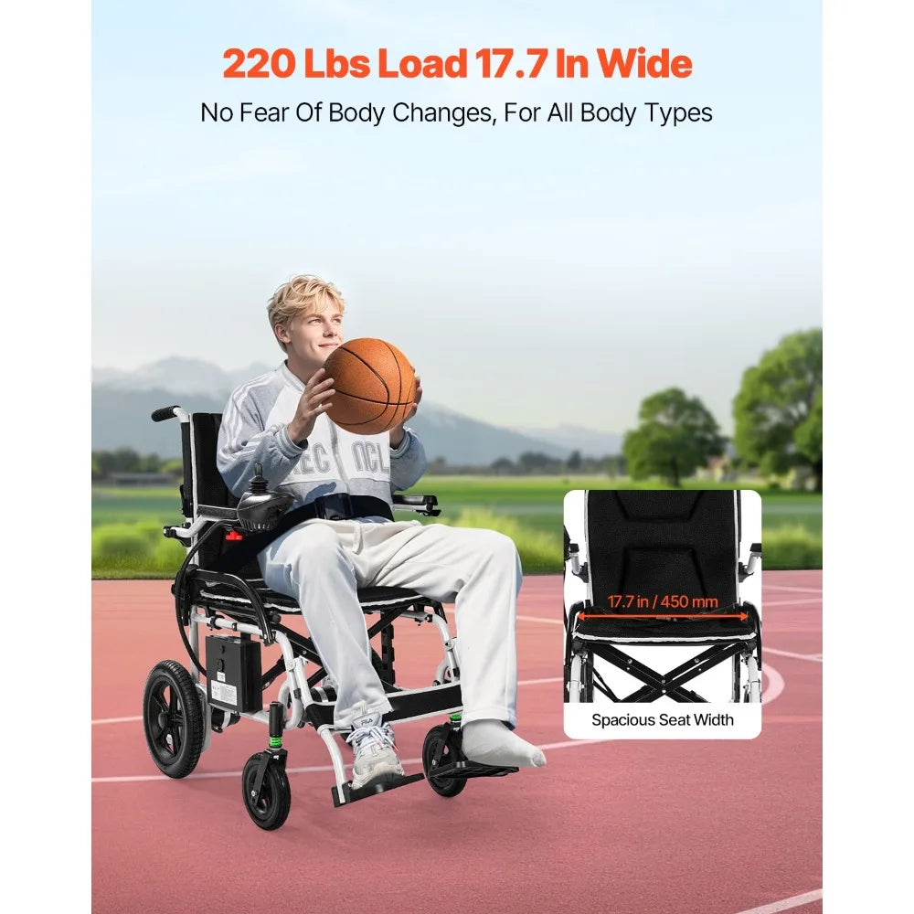 Ultra-Lightweight Foldable Electric Wheelchair Intelligent All Terrain