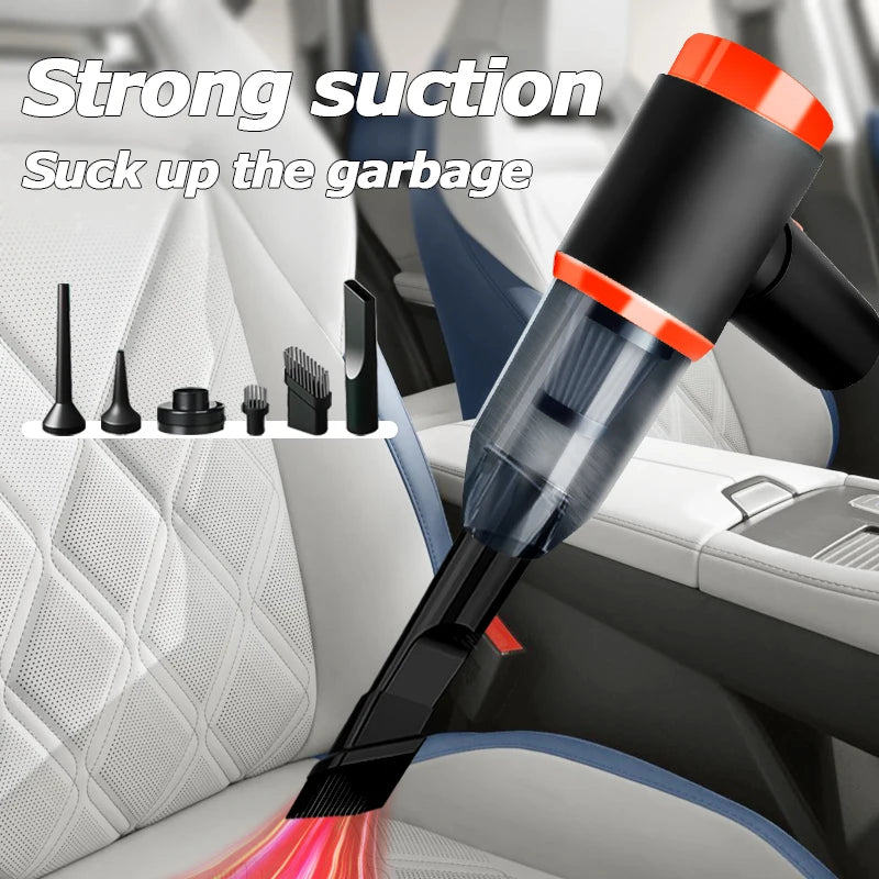 Small portable strong suction 12v wired car special vacuum cleaner, a tool for cleaning gaps and garbage in the car