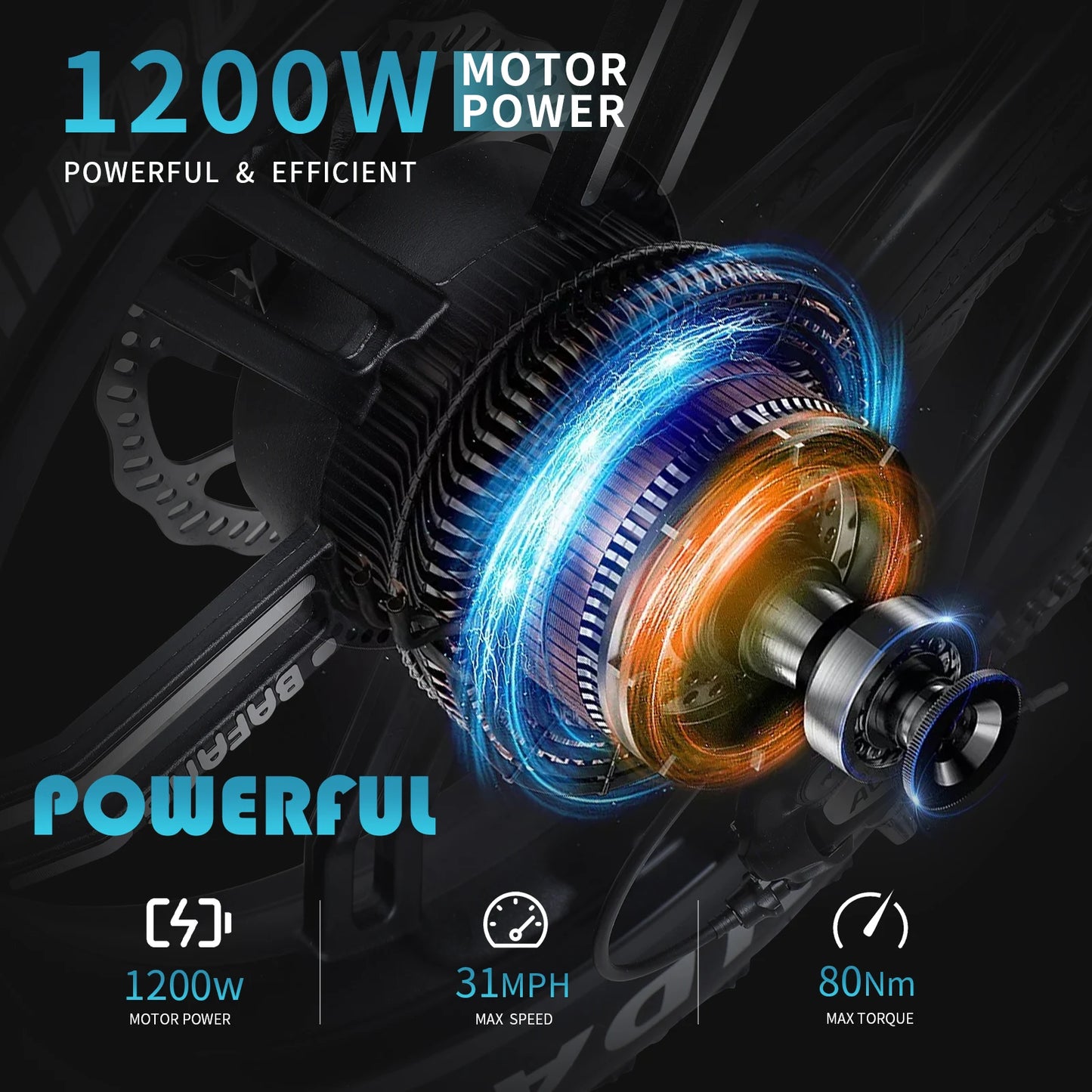 1 YEAR Warranty Electric Bicycle for Adults, 1200W Powerful Motor Electric Bike, 48V 17.5AH Electric Bikes, Mountain E-bike