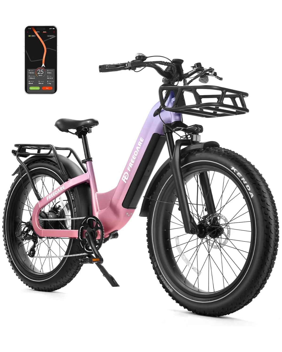 Fat Tire Electric Bike for Adults, 1000W 48V 20Ah All-Terrain e-Bike, 90 Miles UL Certified Mountain Bicycle, Smart e Dirt Bike