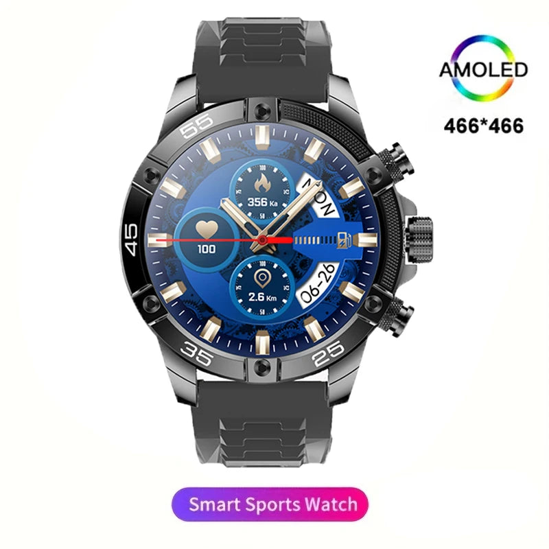 2023 Smart Watch Men For Xiaomi Sports Fitness Watches IP67 Waterproof 1.53'' AI Voice Bluetooth Call Rugged Military Smartwatch