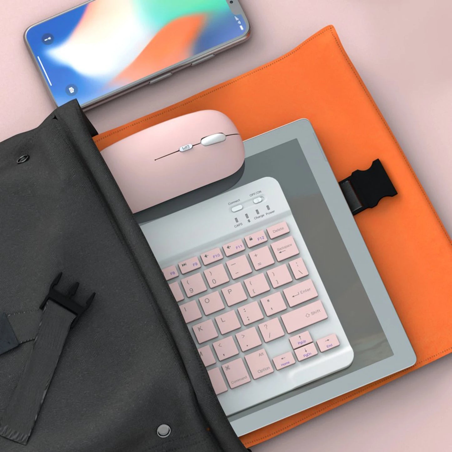 Mini BT Wireless Keyboard & Mouse for Android Windows PC Tablet