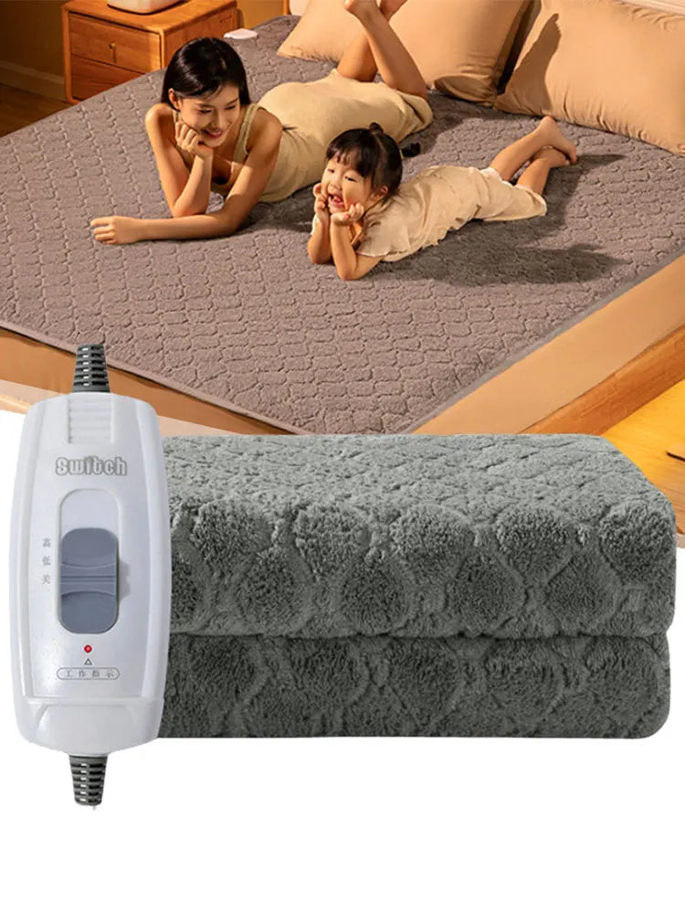 Plush Electric Blanket Double Single Velvet Intelligent Blanket Portable Smart Electric Blanket Household Office Blanket