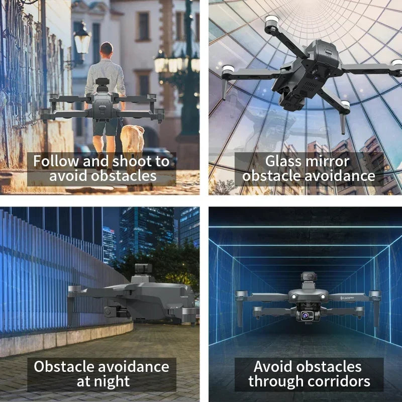 LYZRC Dron L600 Mini Drone 4K Professional HD Camera 3-axis gimbal Optical Flow Brushless Laser Obstacle Avoidance RC Quadcopter