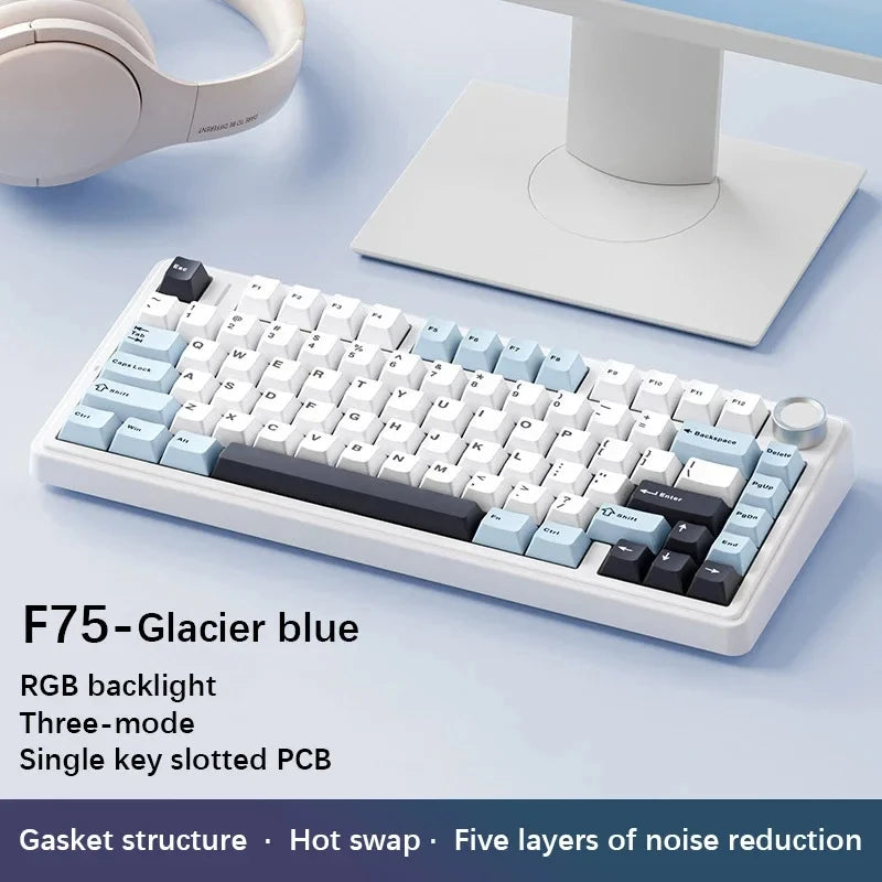 AULA F75 75 Percent Wireless Mechanical Keyboard RGB
