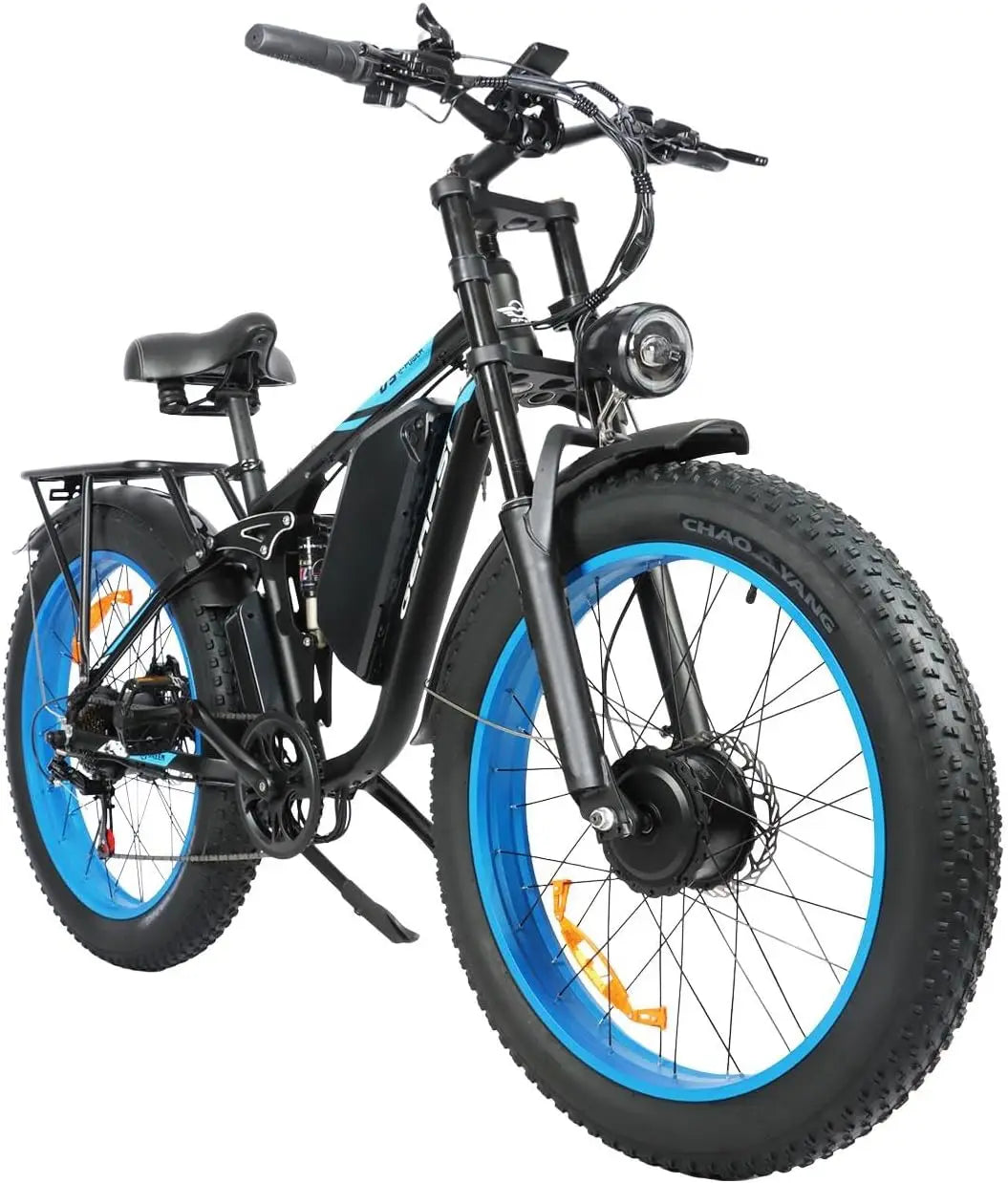 BAOLUJIE DM01 Motor Electric Bicycle 60V 30AH Battery Max Speed 42 MPH Electric Bike E-Bike Electric Motorcycle【1 Year Warranty】