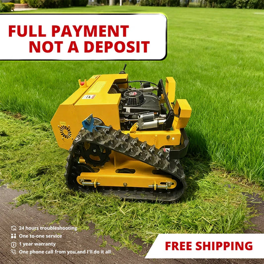 Heavy Duty RC Lawn Mower 5 Km/h 224cc Remote Start