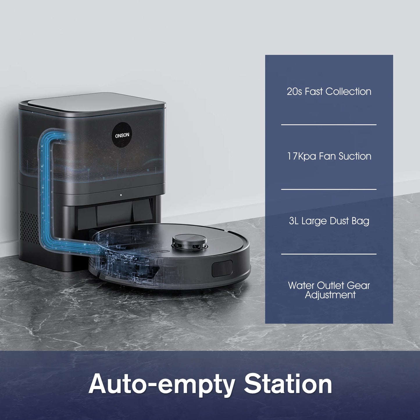 Saerke Robot Vacuum Cleaner, LiDAR Navigation,APP Virtual Barrier,2600PA Suction,Smart Home Mop,Floor Carpet Washing Appliance