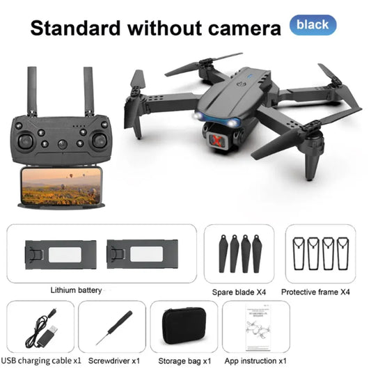 E99 PRO Drone Screen Control Aerial Drone High Definition Dual Camera Remote Control Aircraft, Folding Quadcopter Kid Gift