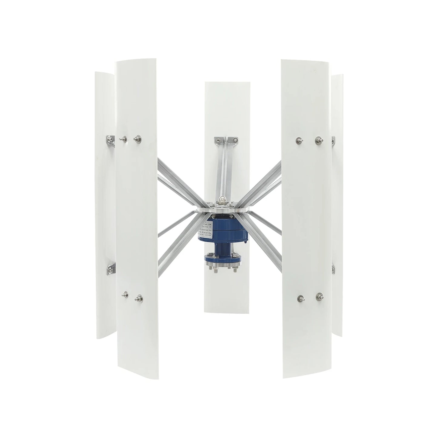 5-blade Wind Power Generator，12V/24V 100W Vertical Axis Wind Turbine Generator，Low Noise Wind Turbine Generator