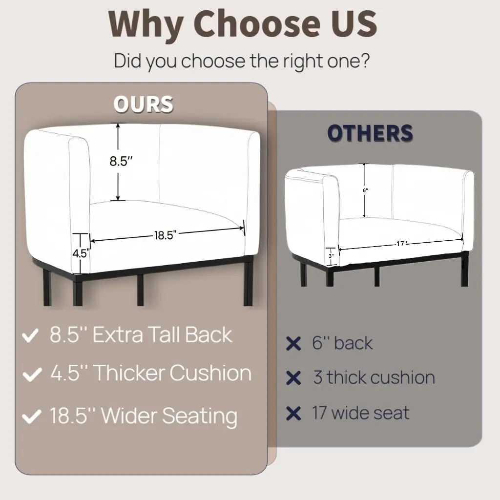 Modern Counter Height Linen Fabric Upholstered Counter Stools Set of 3, 24 Inch Kitchen Island Stool with Black, Customized