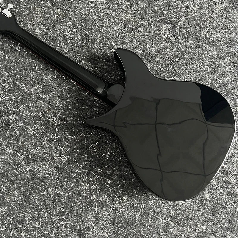 KGD Mini Joystick Electric Guitar, Black 325, H-H-H Pickups, Local Warehouse, Acoustic Electric Guitar, Free Shipping