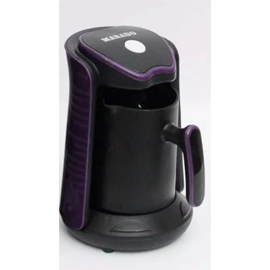 Electric Turkish Arabic Greek Coffee Pot Maker 110V US Plug 1-4 Cups Brewing Ccity with Cook Sense Technology Anti-Overflow Coo