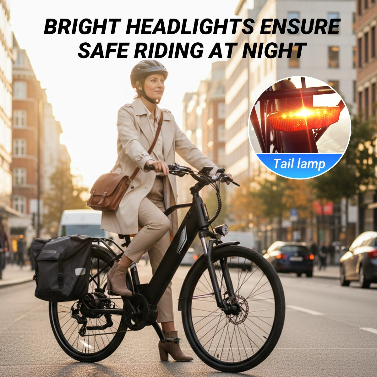 【1 Year Warranty】DYU C5 Electric Bicycle Peak 1000W Motor 480WH Lithium Battery Electric Bike 26 Inch city E bike，UL2849