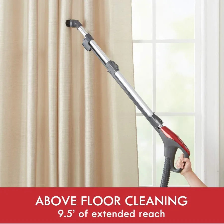 81414 400 Series Lightweight Bagged Canister Vacuum Cleaner with Extended Telescoping Wand Dual Motors for Enhanced Suction Ret